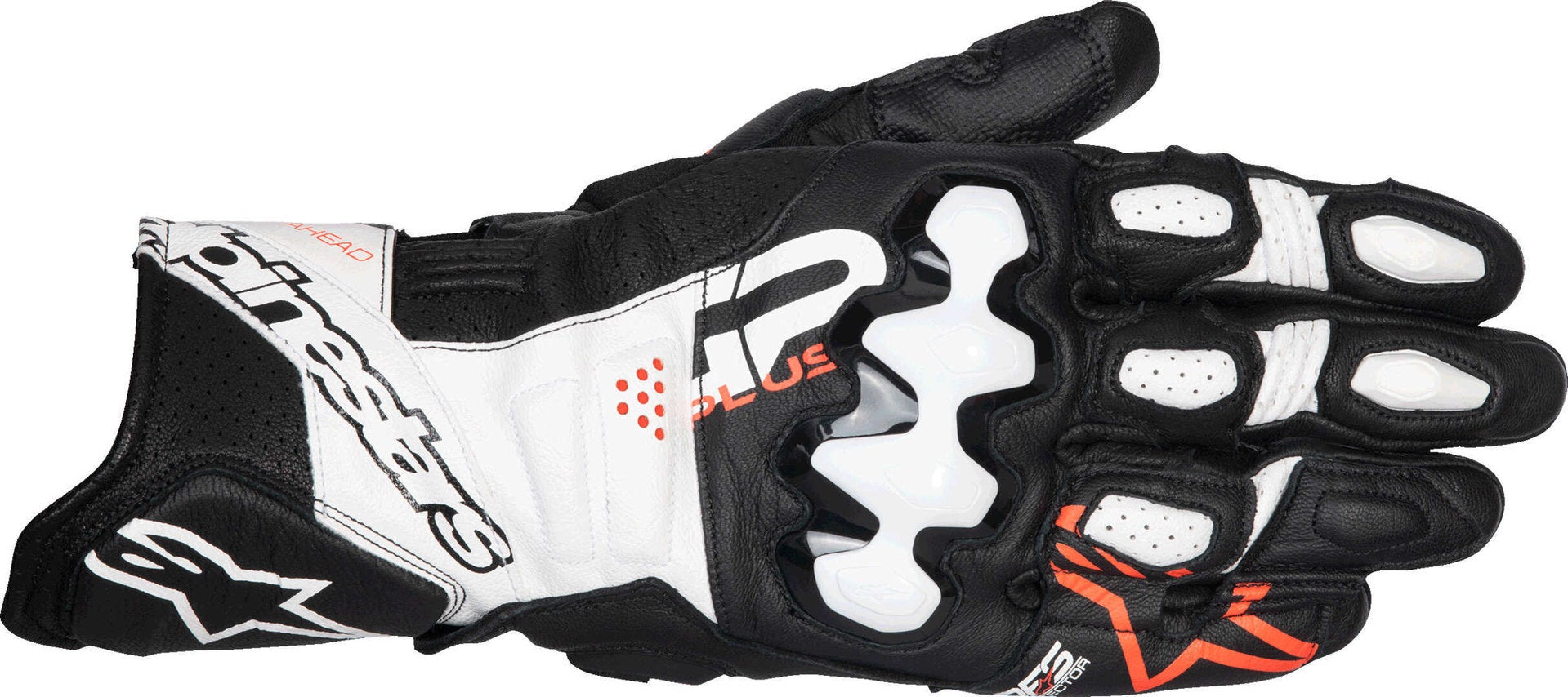 Alpinestars Gp Plus R V3 Gants de moto Noir/Blanc/Rouge néon M Figure 1