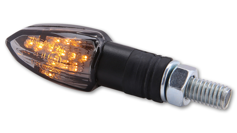 HIGHSIDER Smart Lizzard LED-indikator Hus Svart / Lins Rökt (Par), Fram & Bak Figur 5