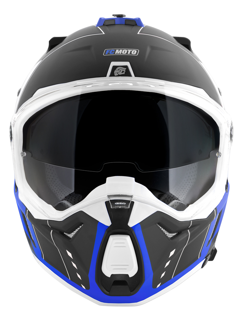 FC-Moto Merkur Pro Air Cască Enduro Negru/Albastru L Figura 8