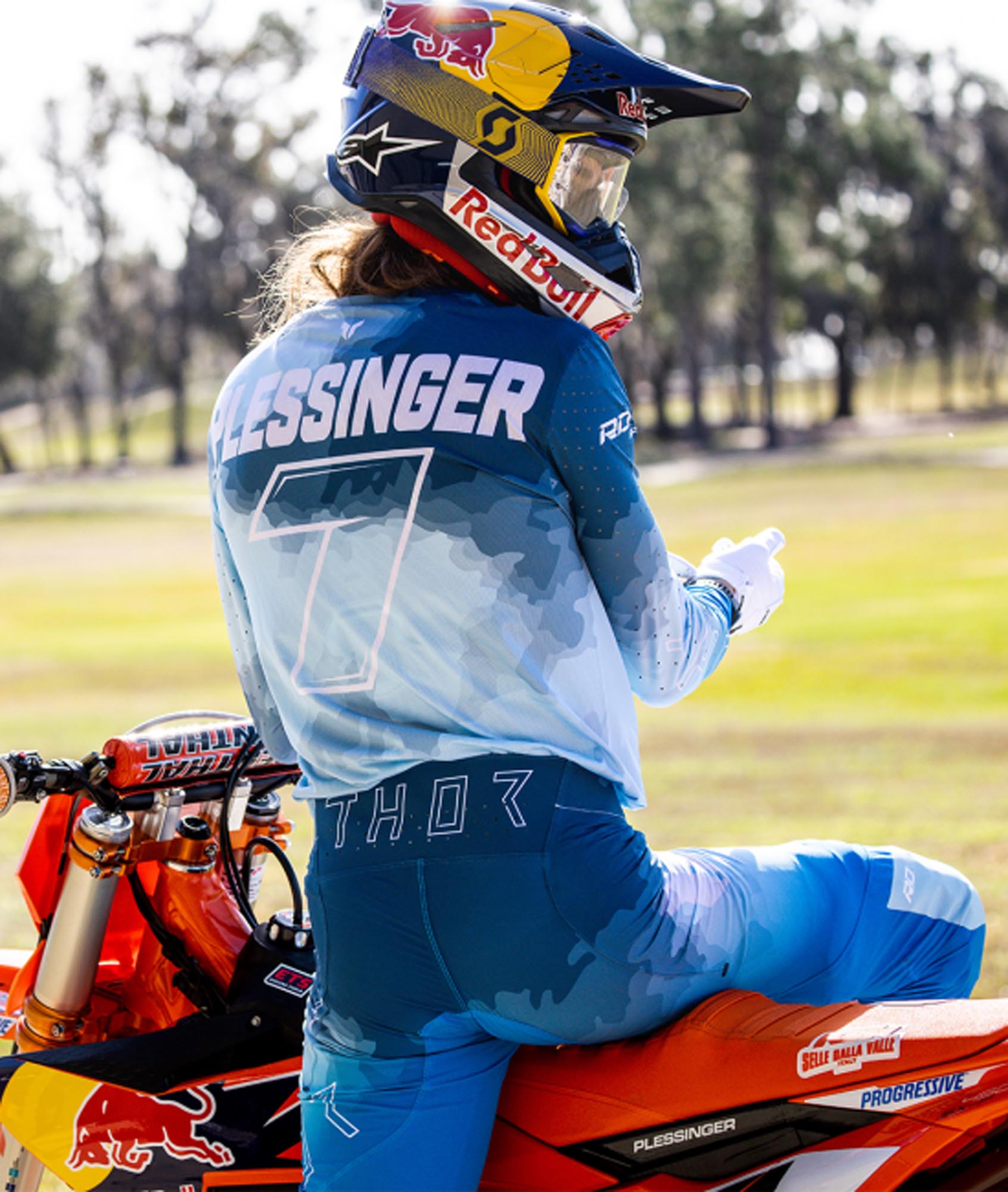 Side view of Thor Sportmode Carbon Motocross Pants