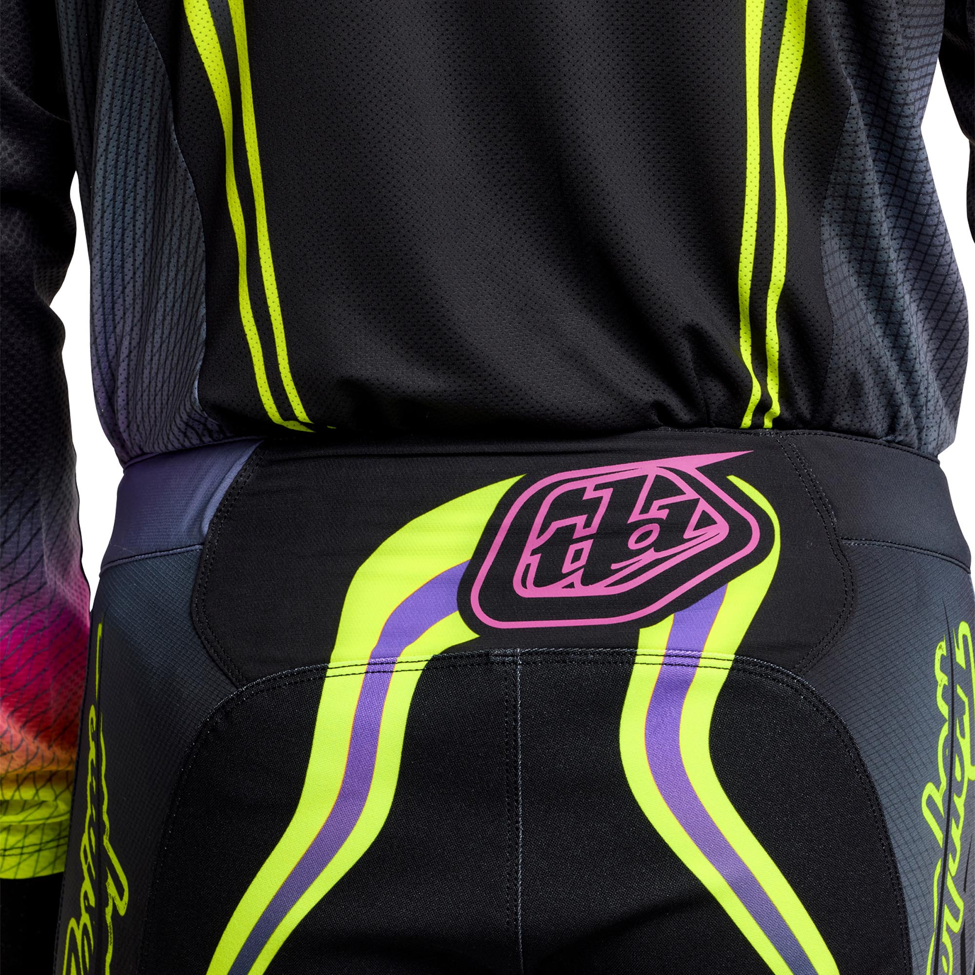Troy Lee Designs SE Pro Wander Spodnie motocrossowe /fioletowy/neonowo-żółty 30 Rysunek 4