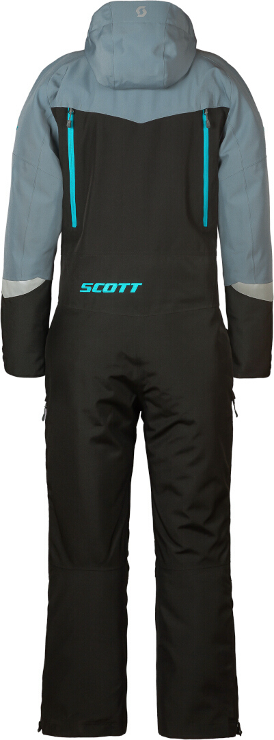 Scott Roop Dryo Ladies One Piece Costumul de snowmobil One Piece Negru/Albastru M Figura 3