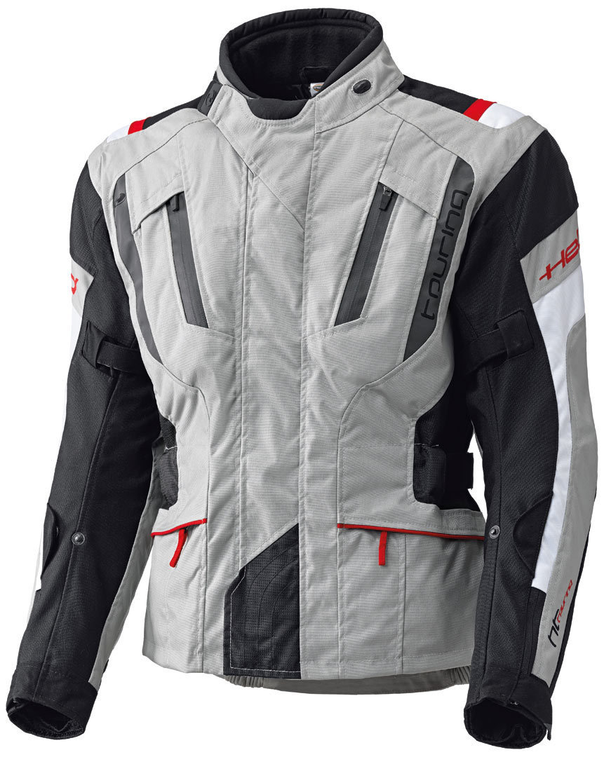 Held 4-Touring waterproof Motorcycle Textile Jacket light grey/black L Figure 1