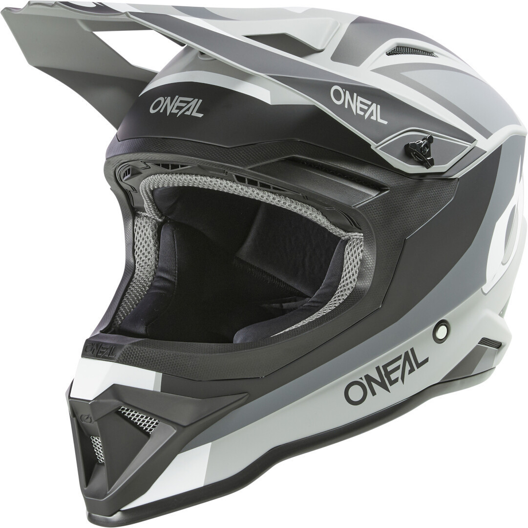 Oneal 1SRS Stream Cască de motocross Negru mat/gri XS (53/54) Figura 1