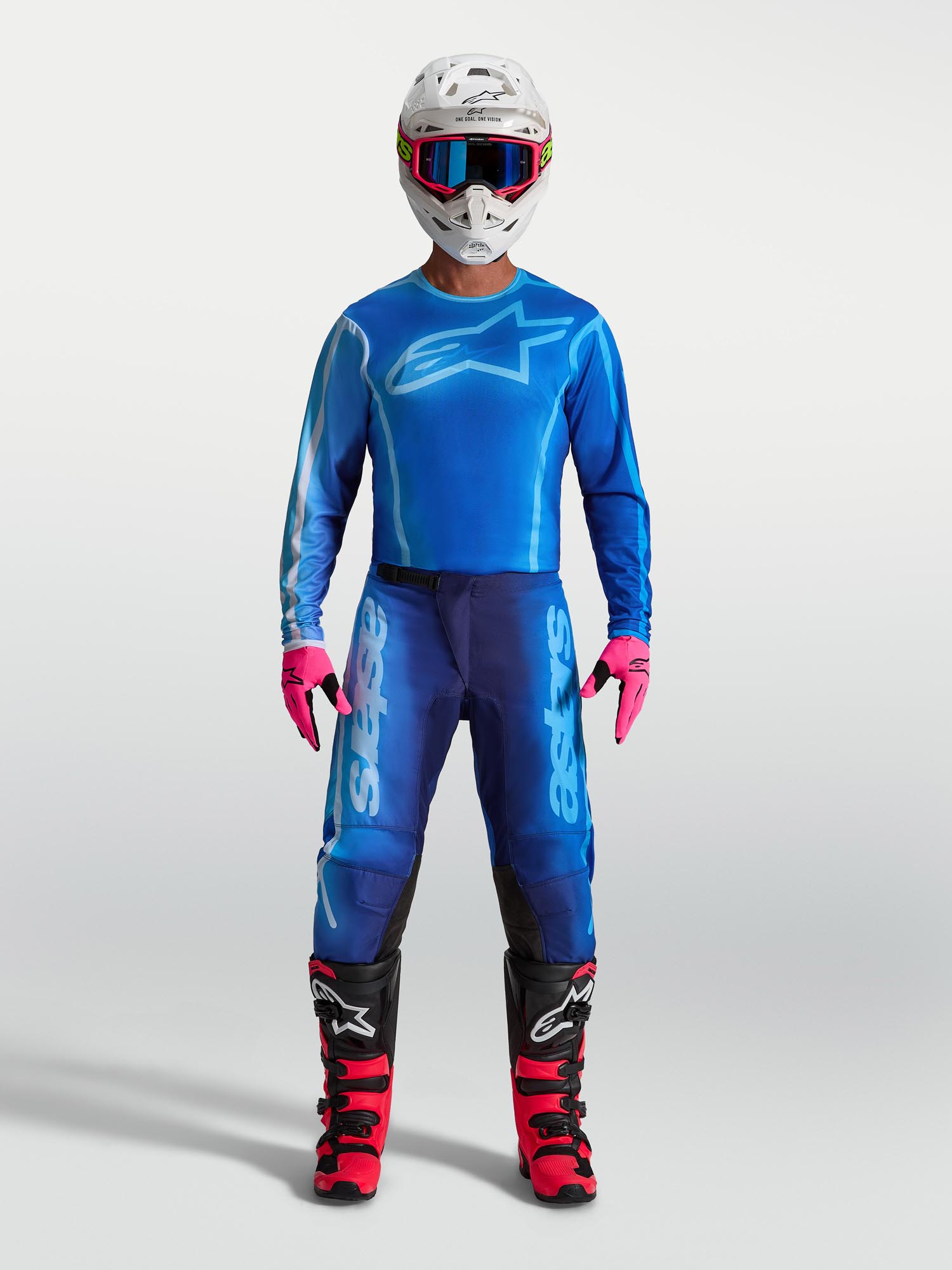 Alpinestars Fluid Kepler Motocross Pants blue/light blue 38 Figure 5