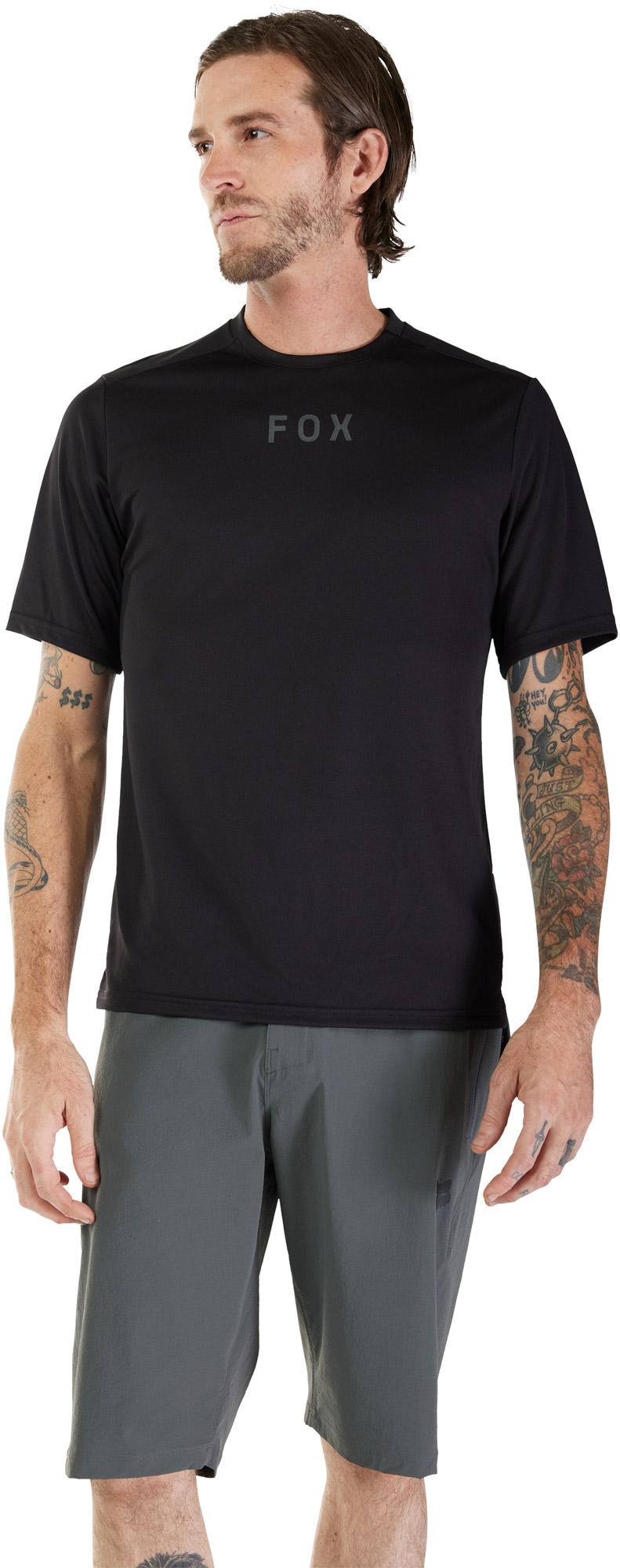 FOX Ranger Wordmark Cyklistický dres černá S Obrázek 3