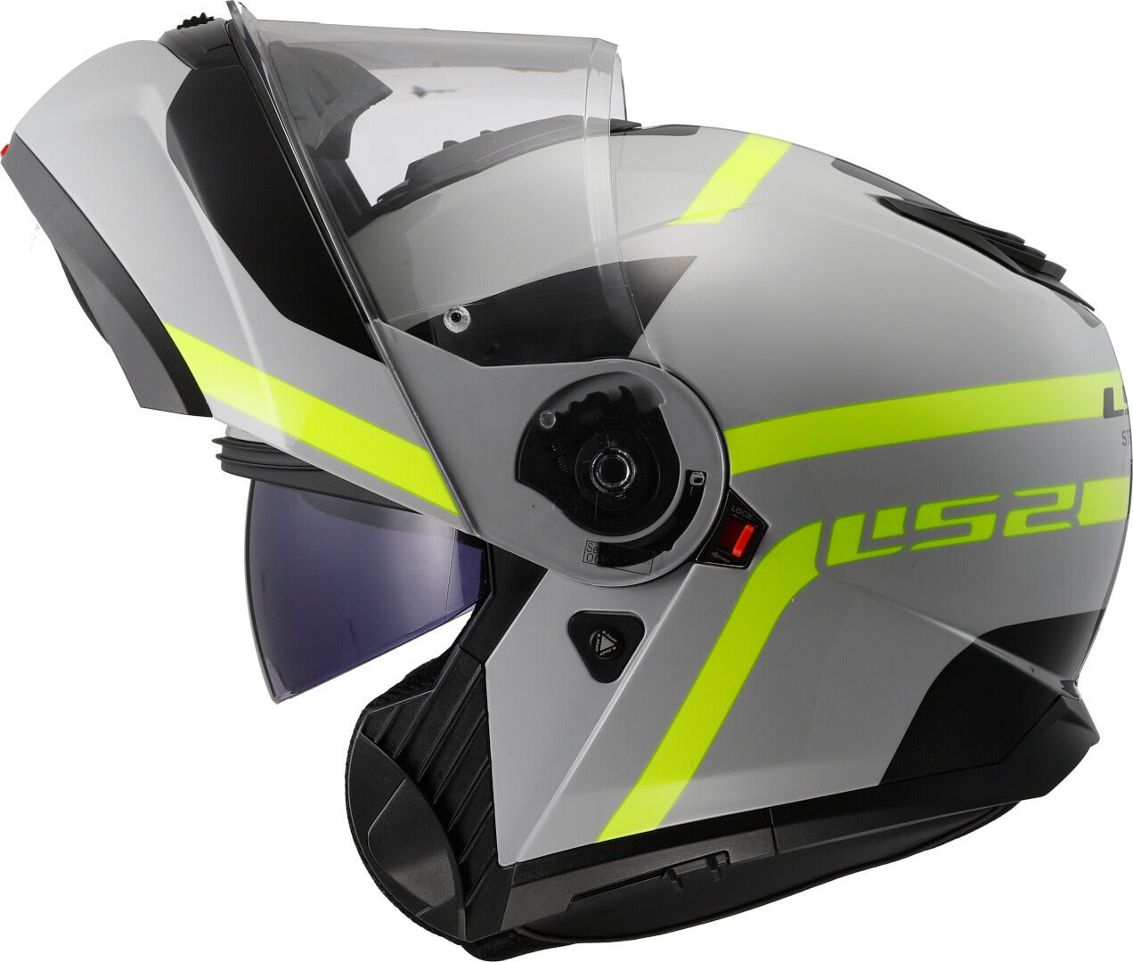LS2 FF908 Strobe II Autox Casco Gris/amarillo neón XL (61/62) Figura 4