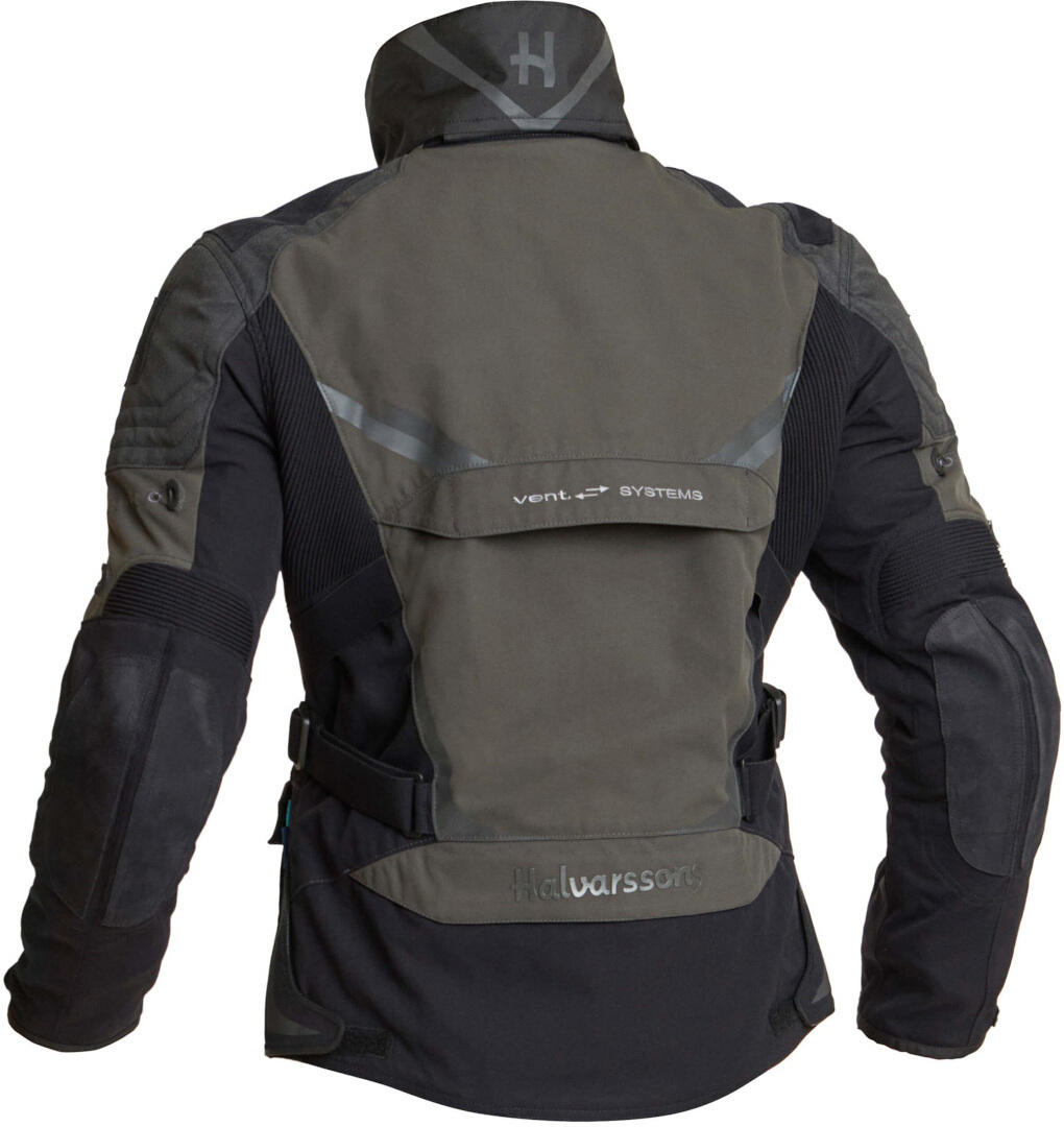 Halvarssons Mora veste textile de moto imperméable noir/vert 52 Figure 4