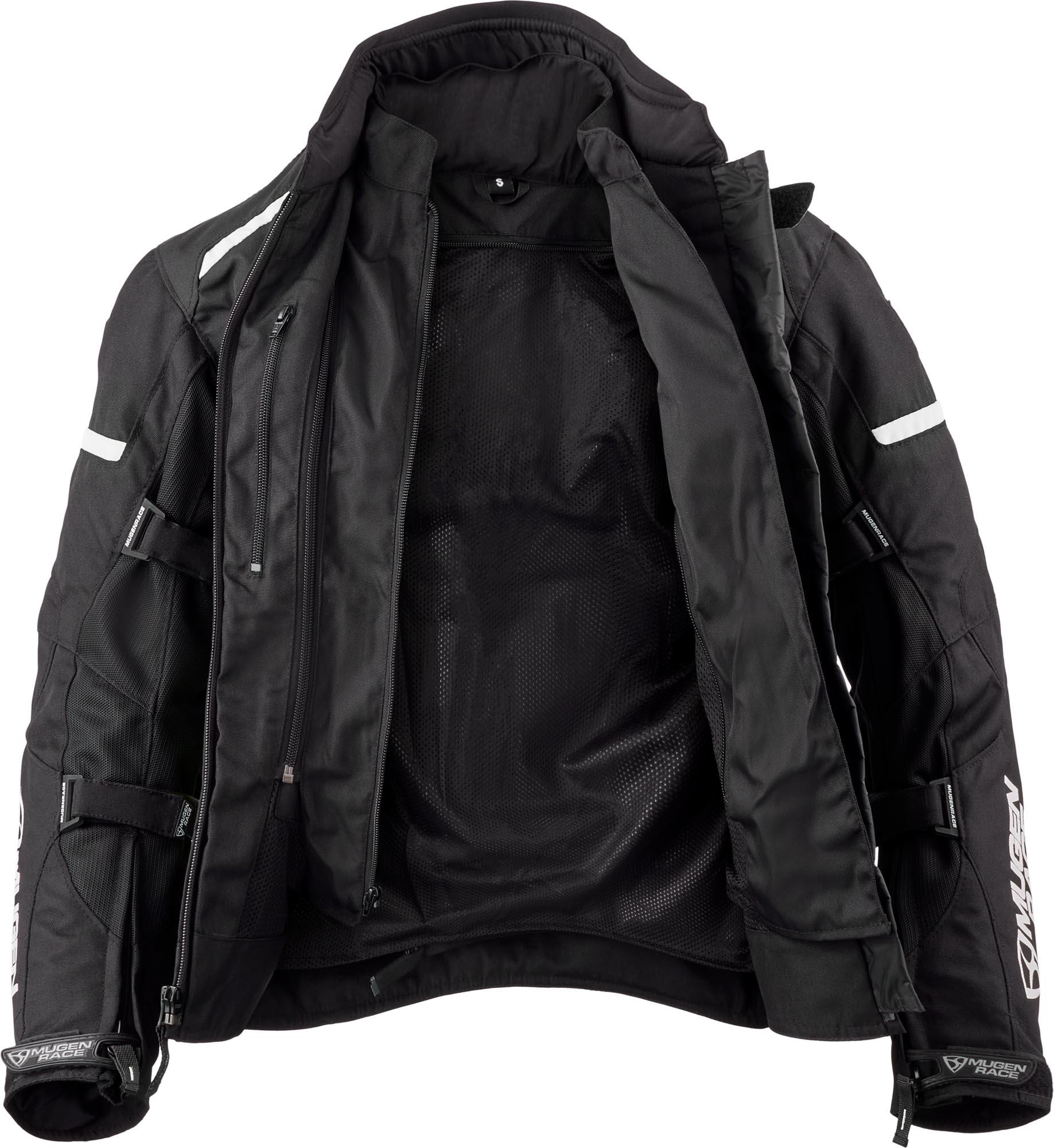 MUGENRACE Fuggire-A vattentät damer motorcykel textil jacka svart/vitt XL Figur 5