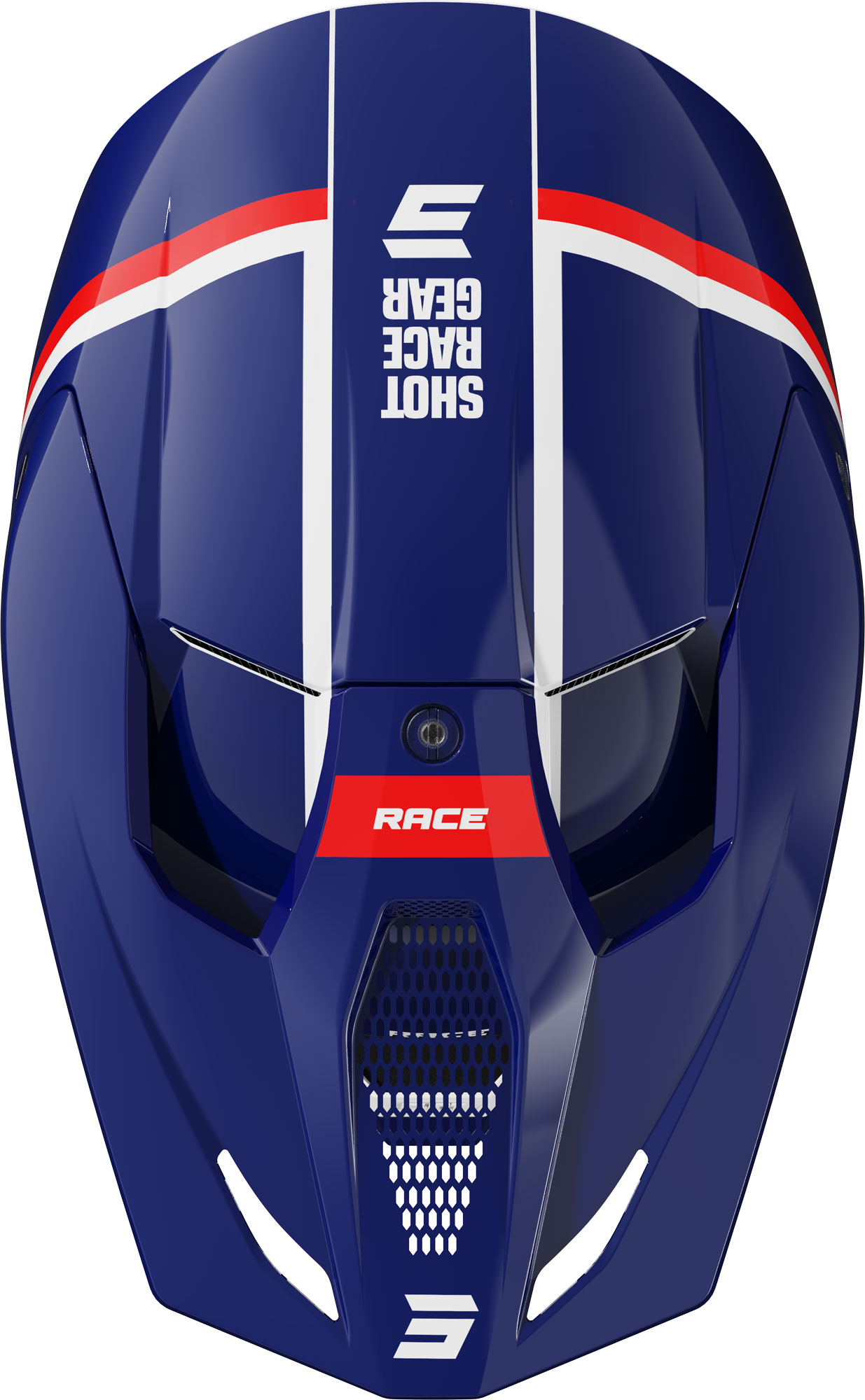 Shot Race Mythic Cască de motocross Albastru/Roșu XL (61/62) Figura 2