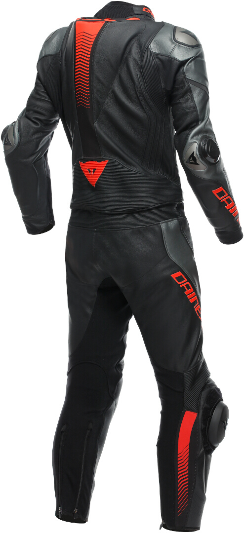 Dainese Laguna Seca 5 2.0 Two Piece Motorcycle Leather Suit black/grey/red 60 Figure 2
