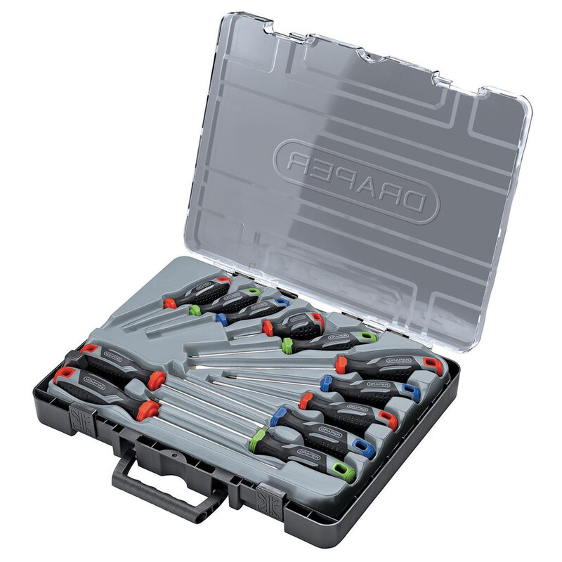 Draper Soft Grip Screwdriver Set - 12 Piece Figure 5