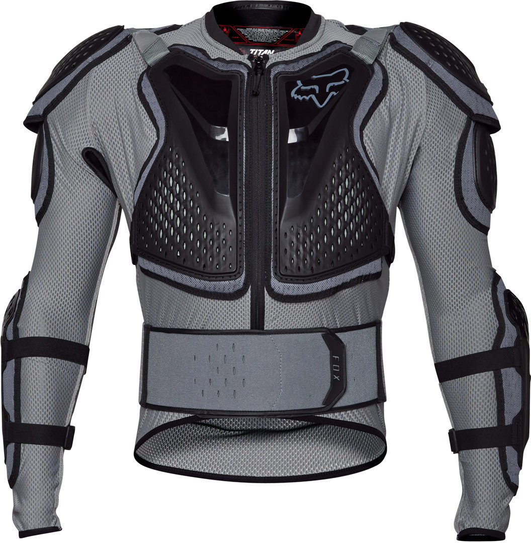 FOX Titan Sport Protector jakke sort/grå XXL Figur 1
