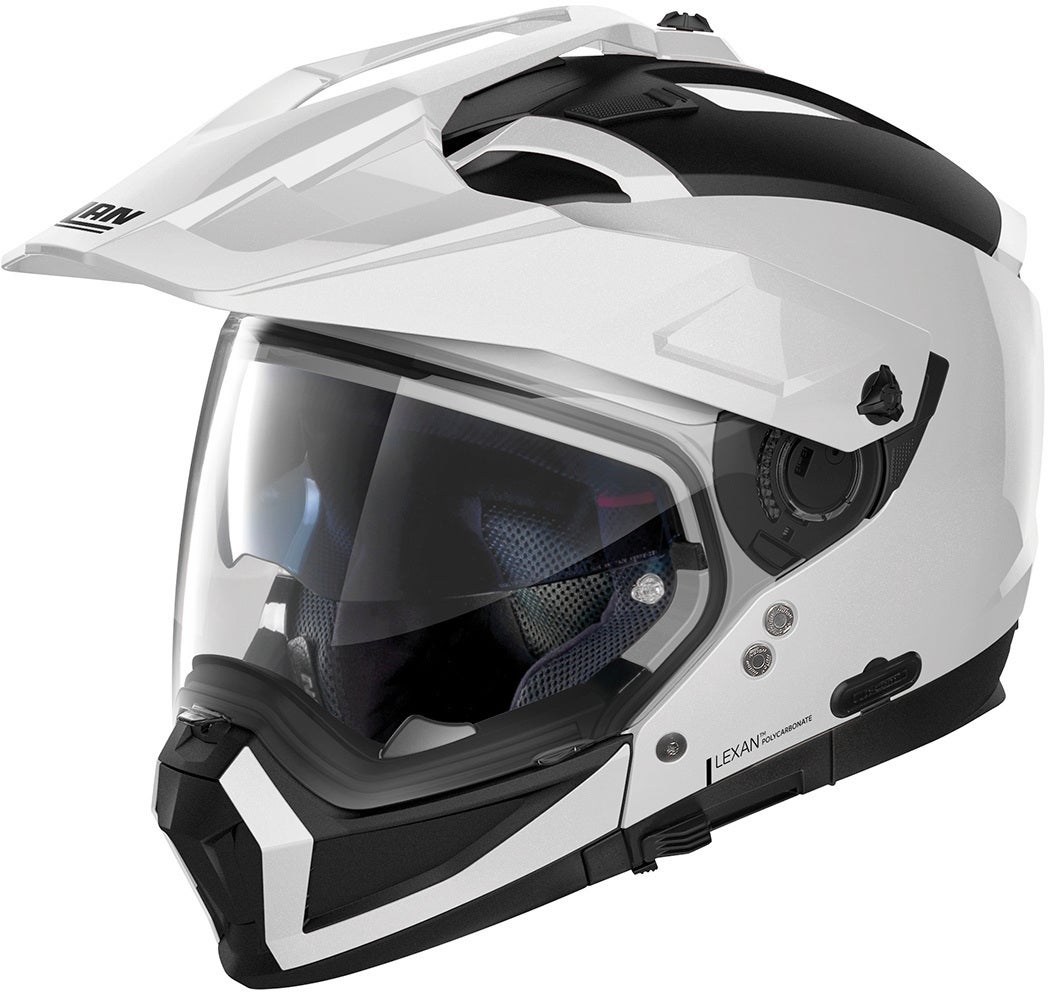 Nolan N70-2 X Classic N-Com Helm Wit metallic XXL (64) Figuur 1
