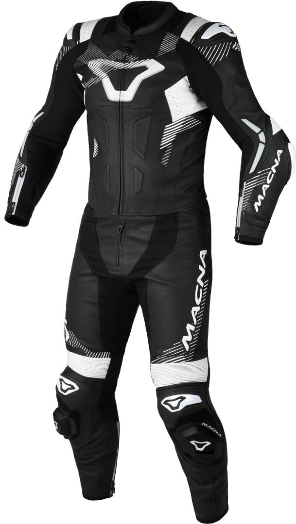 Macna Armadyl perforated Two Piece Motorcycle Leather Suit-image-871623514