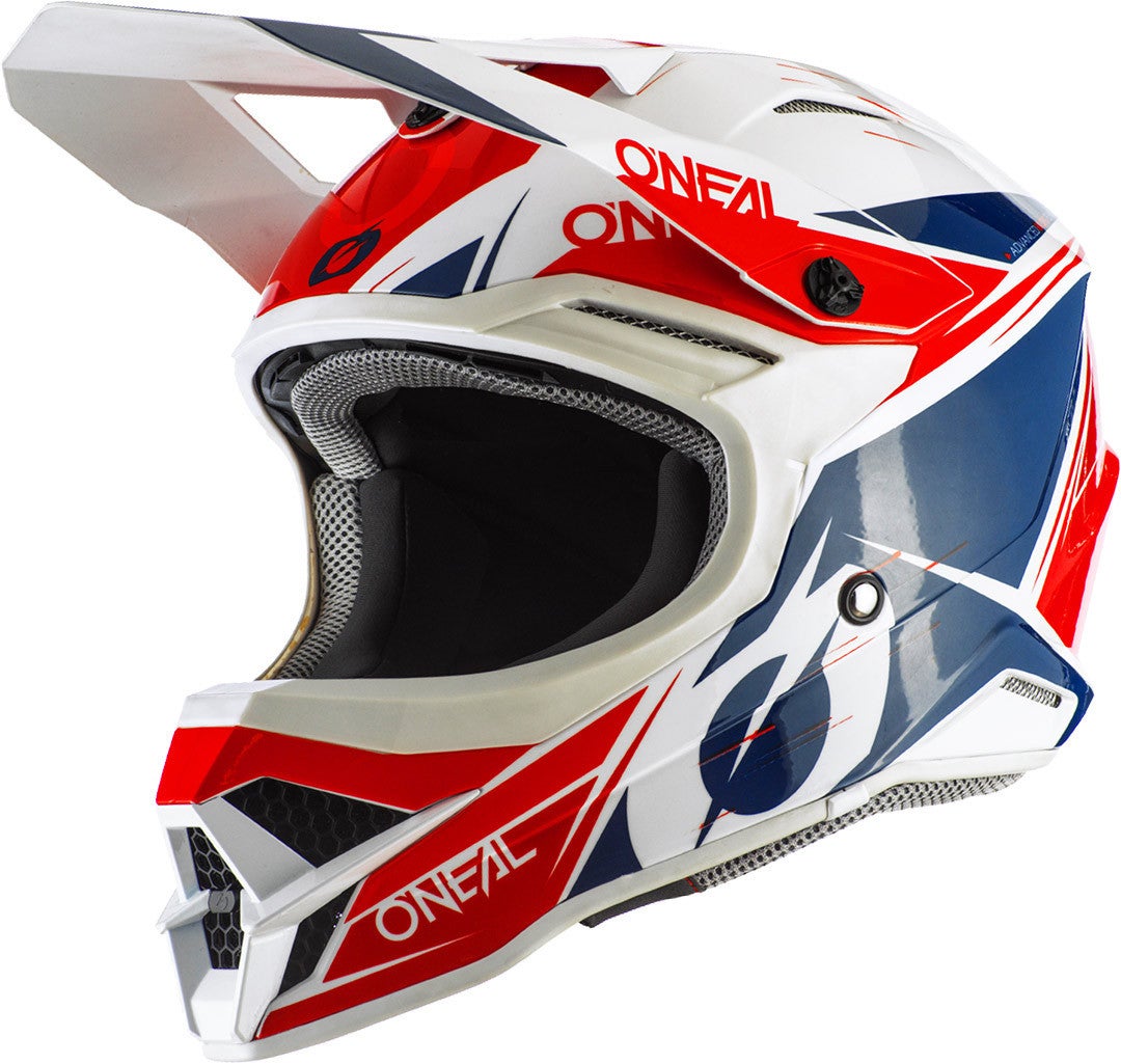 Oneal 3Series Stardust Capacete de Motocross branco/azul/vermelho L (59/60) Figura 1