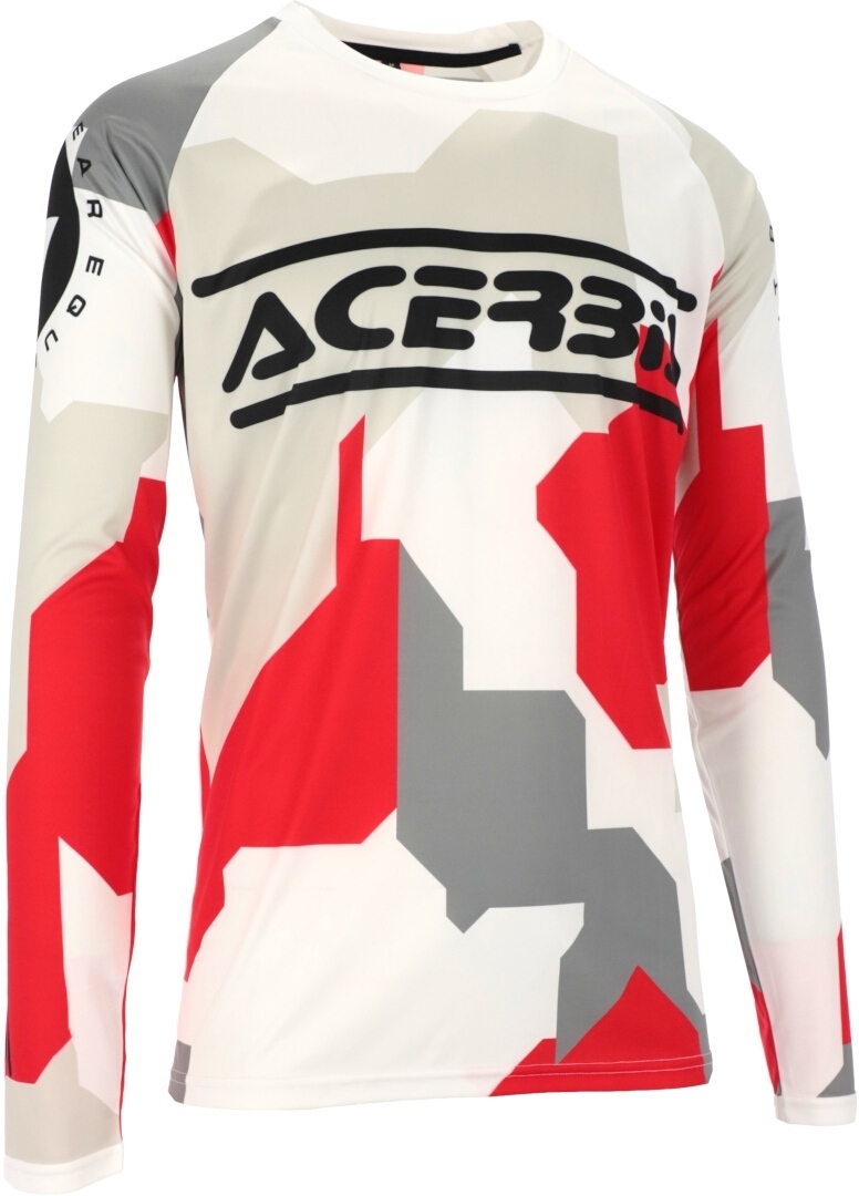 Acerbis MX Linear Sumbawa Motorcross Jersey wit/grijs M Figuur 1