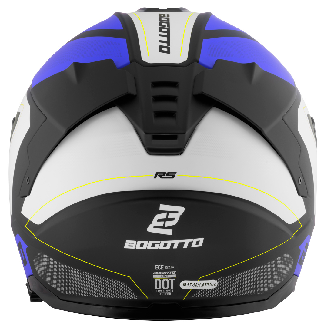 Bogotto FF122 BGT Cască Albastru/Alb M Figura 6