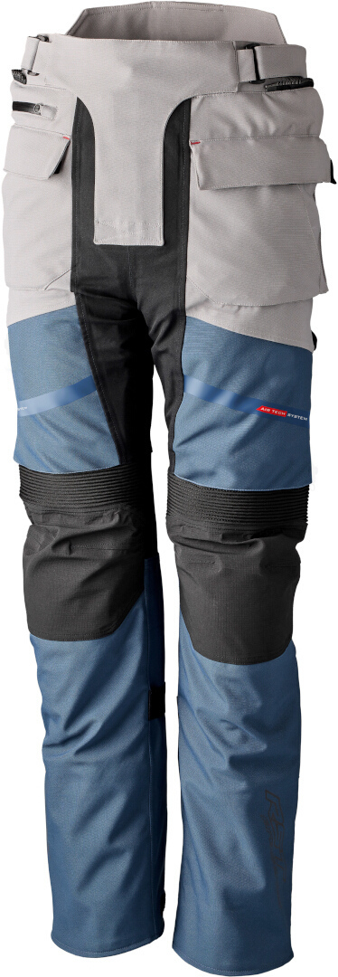 RST Pro Series Vulcan Motorrad Textilhose silber/blau 3XL Abbildung 1