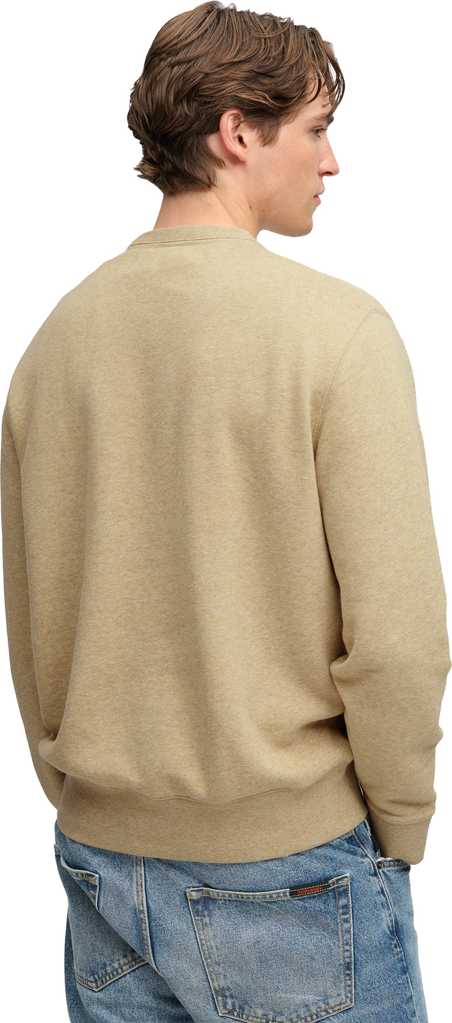 Superdry & Co Essential Stack Logo Huppari Beige XL Kuva 3