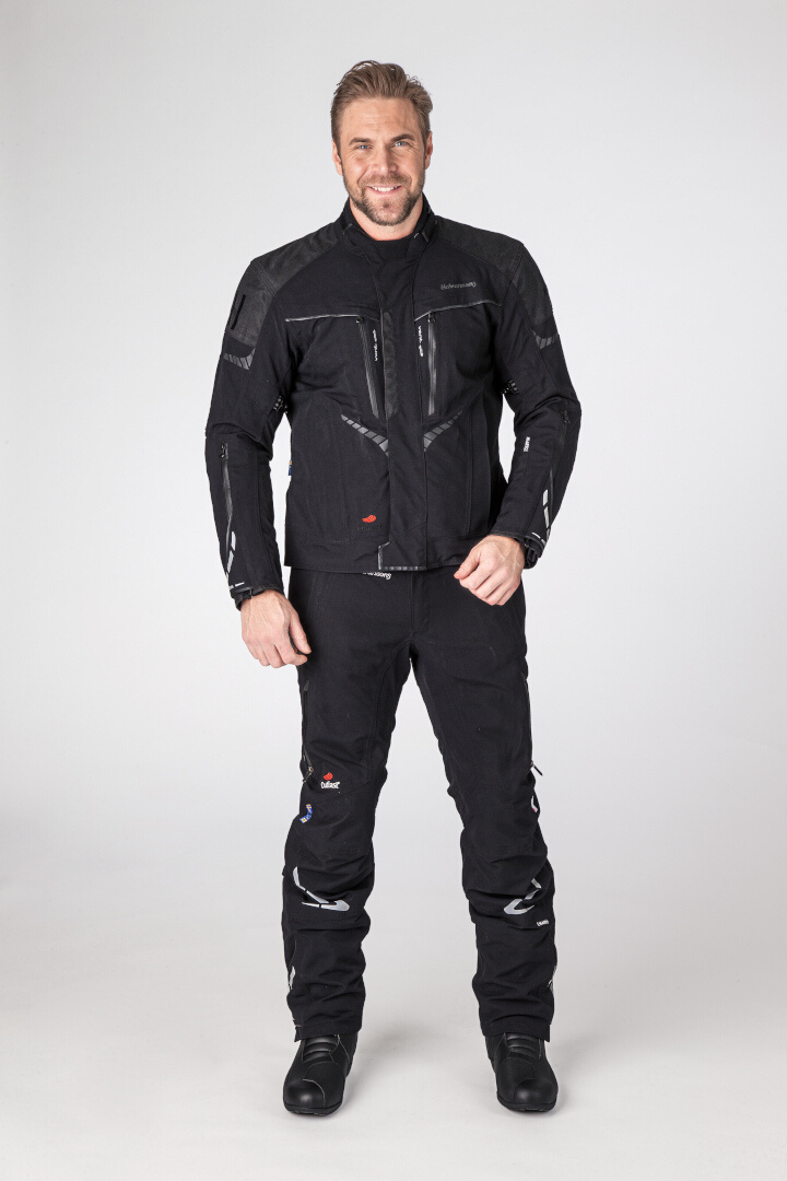 Halvarssons Vansbro waterproof Motorcycle Textile Jacket black 64 Figure 3
