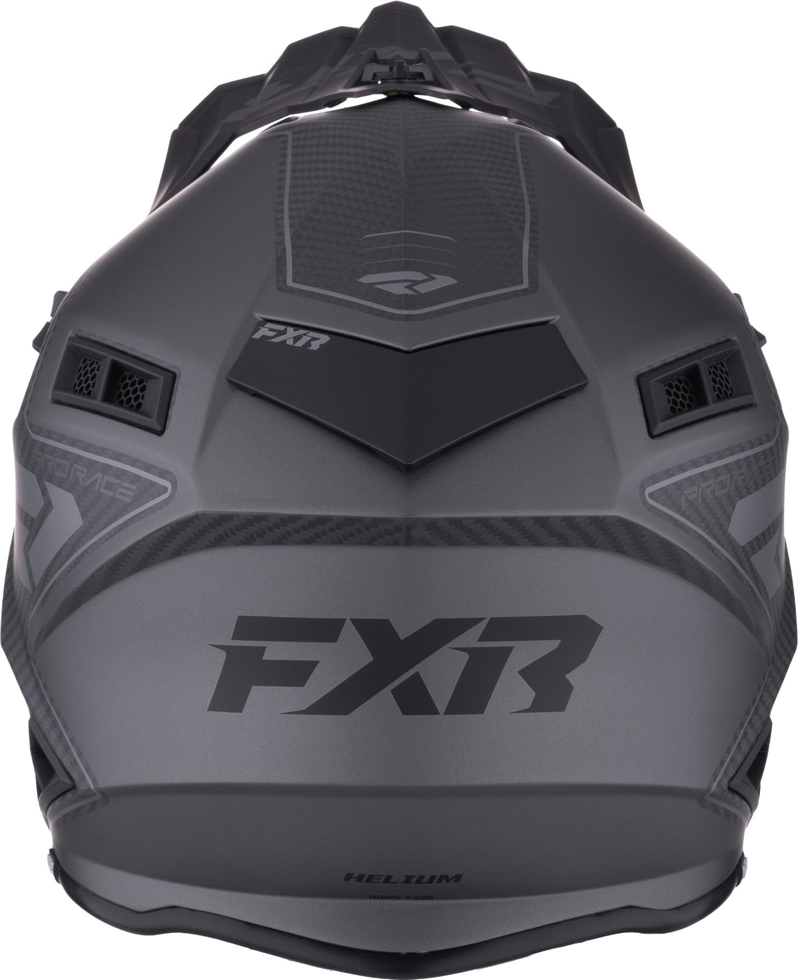 FXR Helium Carbon Motorcross helm zwart/grijs XL Figuur 5