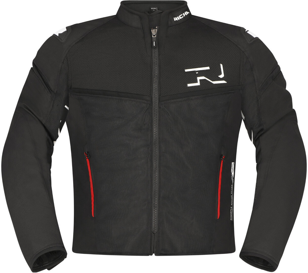 Richa Stradale Mesh Motorfiets textiel jas Zwart M Figuur 2