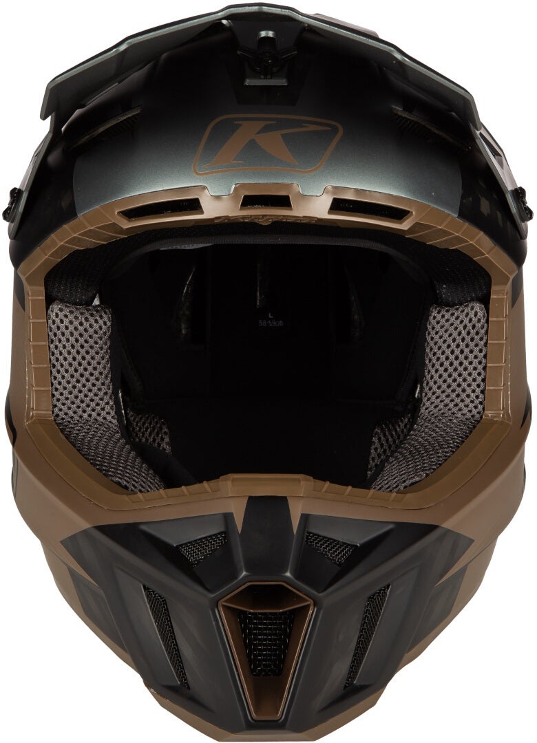 Klim F3 Carbon Pro Motocross Helmet brown/black M (56/57) Figure 5