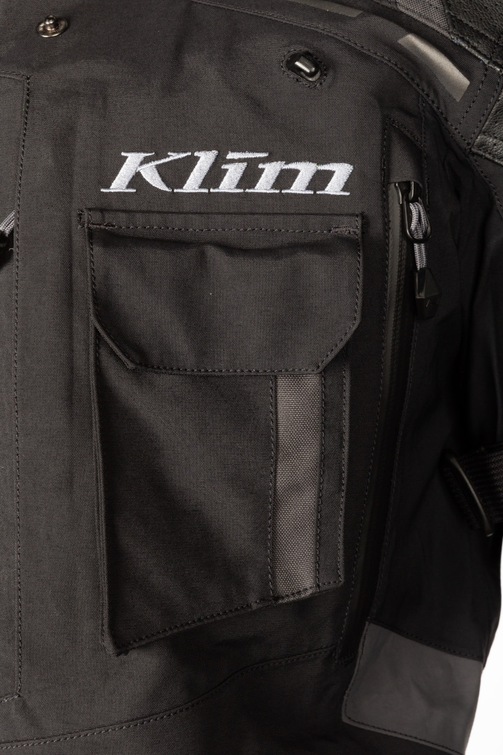 Klim Kodiak Motorcycle Textile Jacket black/grey 27 Figure 5