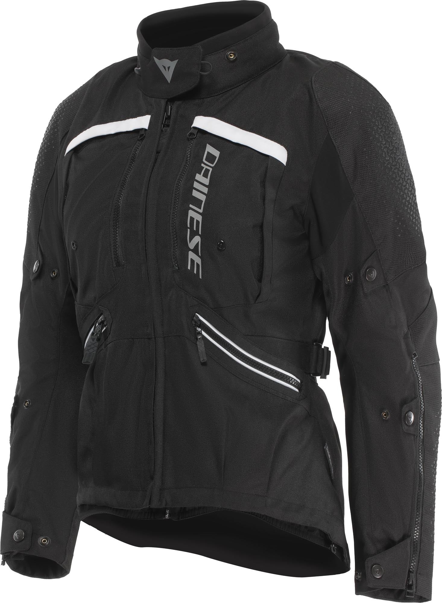Dainese Gullfoss D-Dry waterdichte dames motorjas zwart/wit 54 Figuur 1