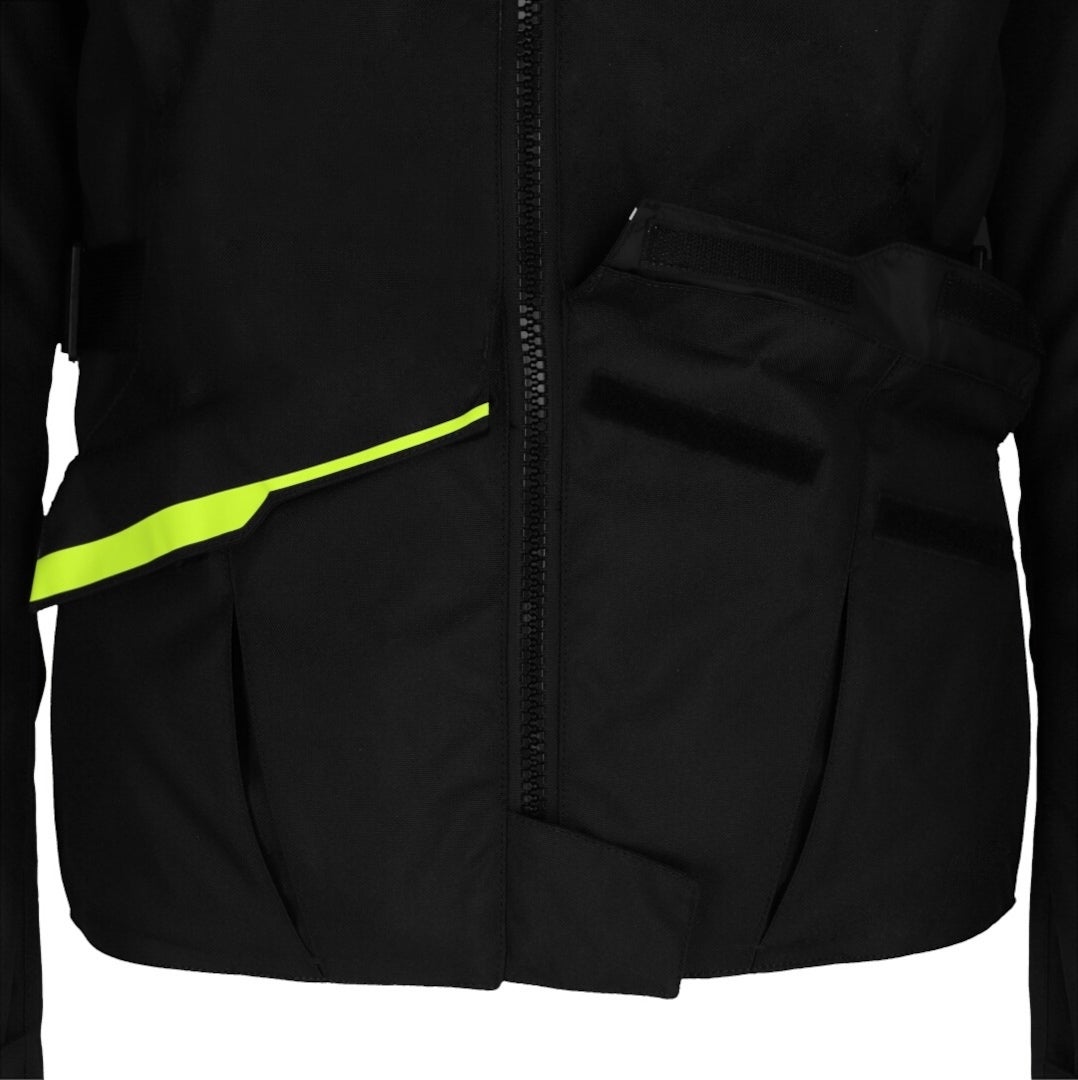 Acerbis CE X-Travel Waterproof Motorcycle Textile Jacket black/yellow 3XL Figure 4