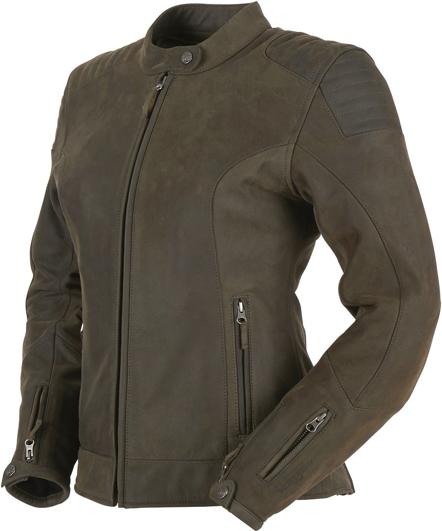 Furygan Debbie Dames Motorfiets Lederen Jas bruin M Figuur 2