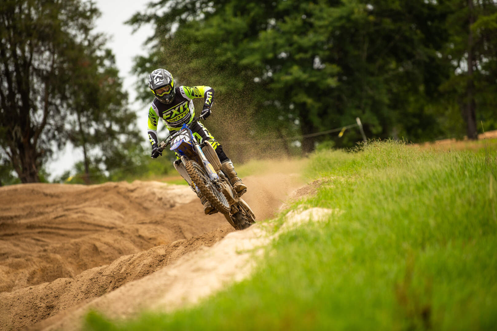 FXR Revo Comp Motocross bukser sort/gul 38 Figur 5