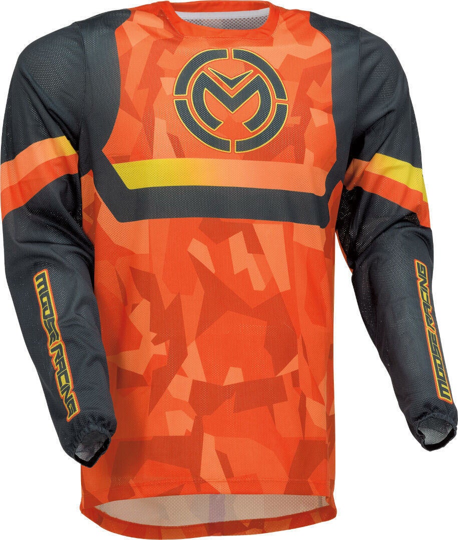 Moose Racing Sahara 2022 Maillot de motocross Orange/Noir L Figure 1