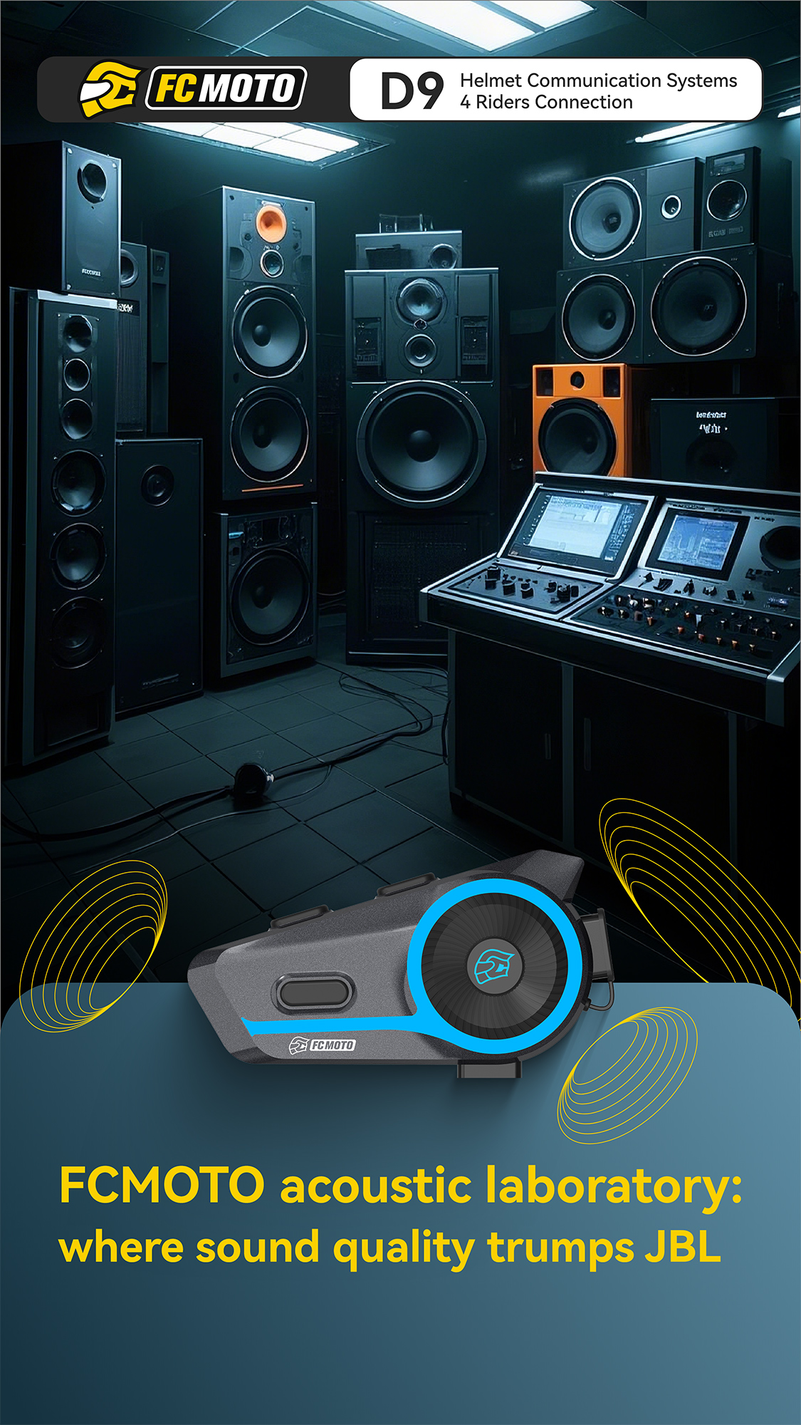 ASMAX D9 FC-Moto Edition Sistemul de comunicații Bluetooth Duo Set Figura 7