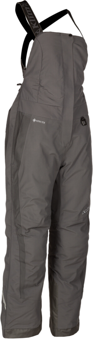 Klim Strata Senhoras Snowmobile Bib Calças cinza Curta S Figura 7
