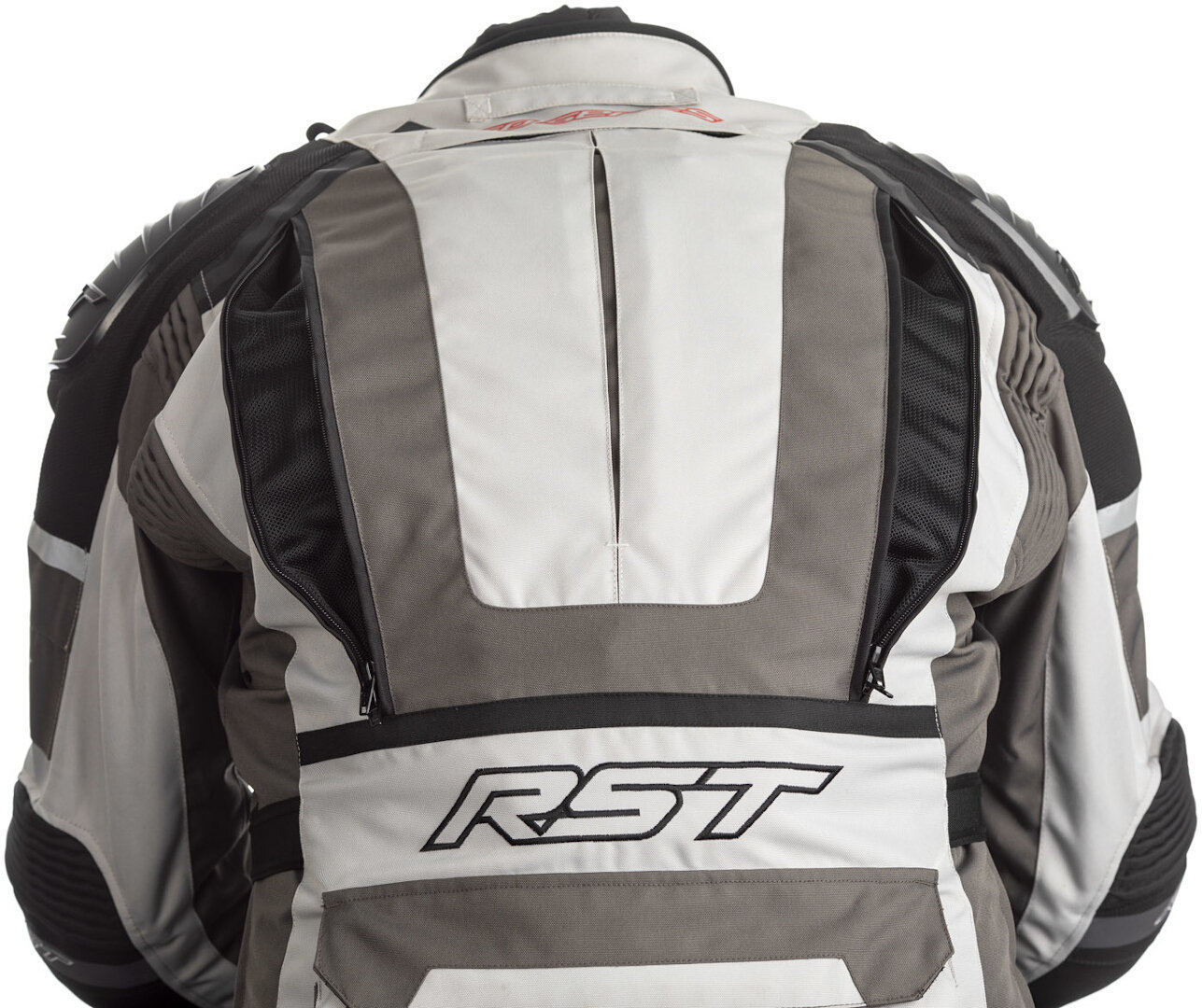 RST Adventure-X Motorfiets textiel jas wit/grijs 5XL Figuur 9