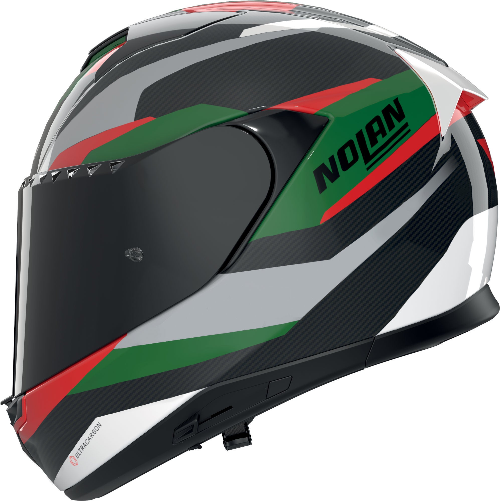 Side view of Nolan X-904 Ultra Carbon Calibro Helmet