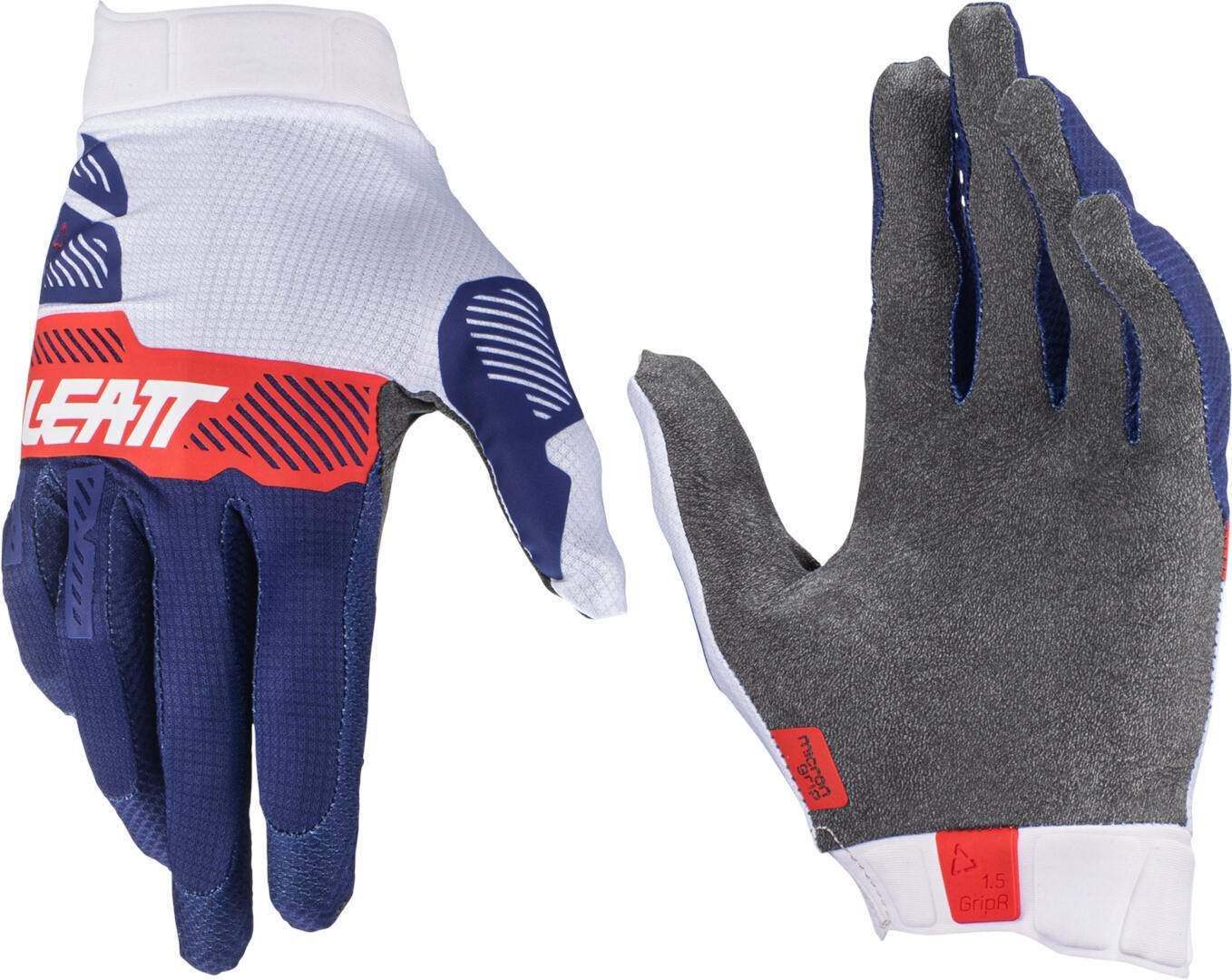 Leatt 1.5 GripR 2024 Motocross handskar blå/vit/röd L Figur 3