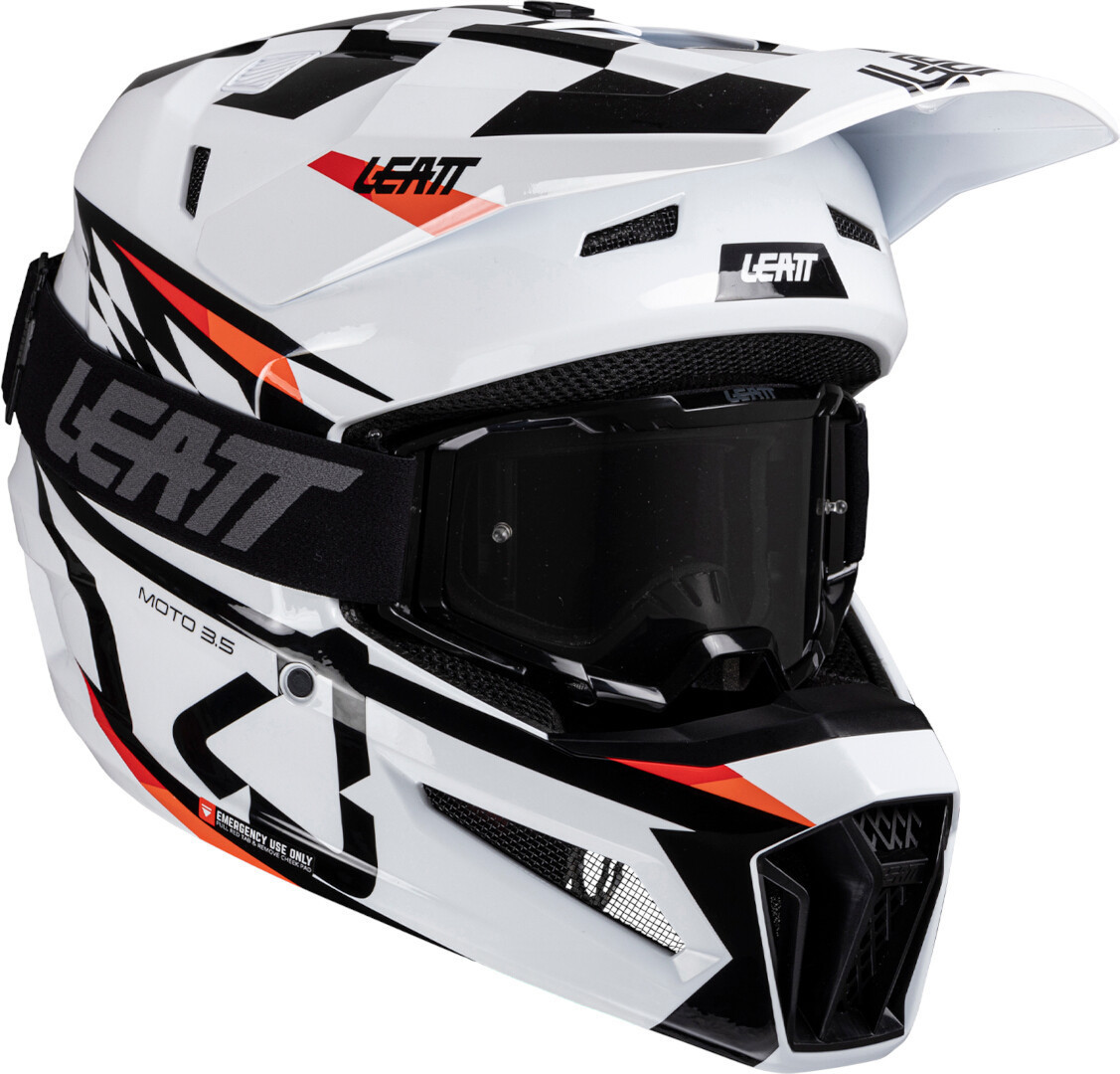 Leatt 3.5 Sharp Cască de motocross cu ochelari de protecție Articolul principal Figura 1