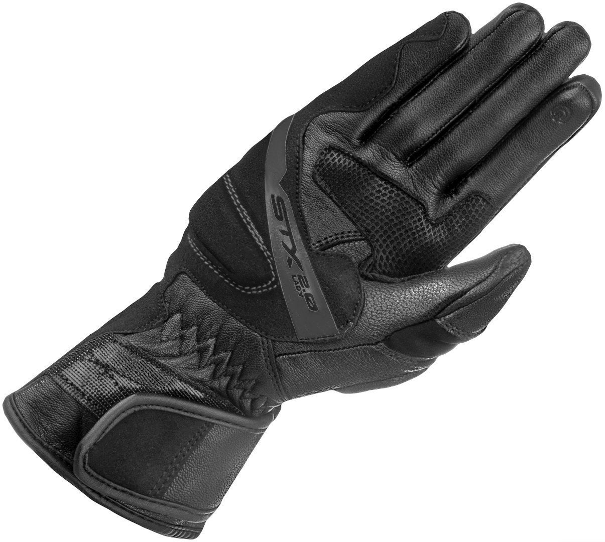 SHIMA STX 2.0 perforerede dame motorcykelhandsker Sort XL Figur 2
