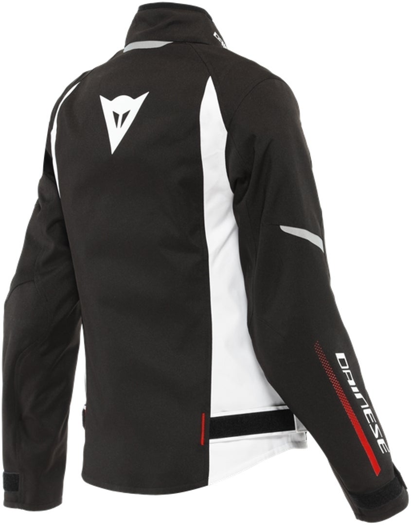 Dainese Veloce D-Dry Damen Motorrad Textiljacke schwarz/weiß/rot 50 Abbildung 2