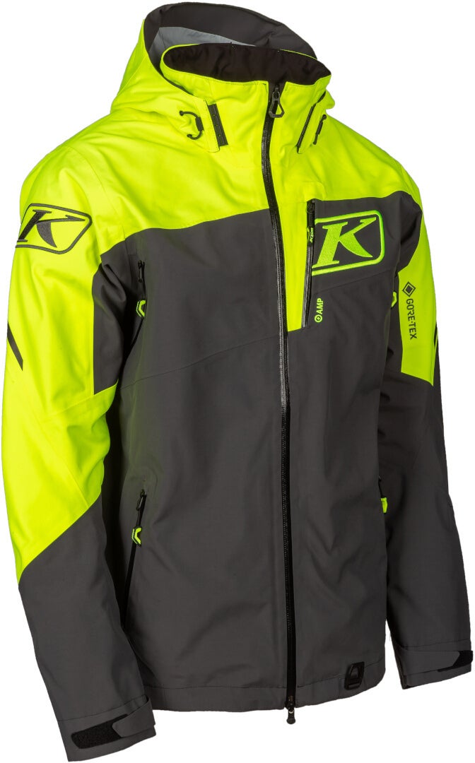 Klim Storm 2022 Snowmobile Jacket dark grey/black/neon yellow L Figure 3