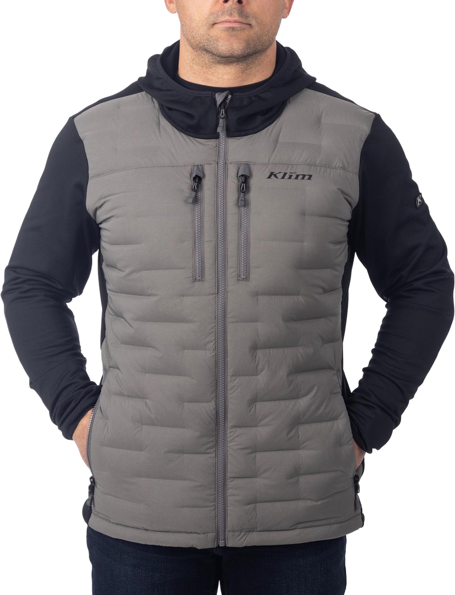 Klim Boulder Stretch Down Hybrid Jacket grey/black M Figure 2