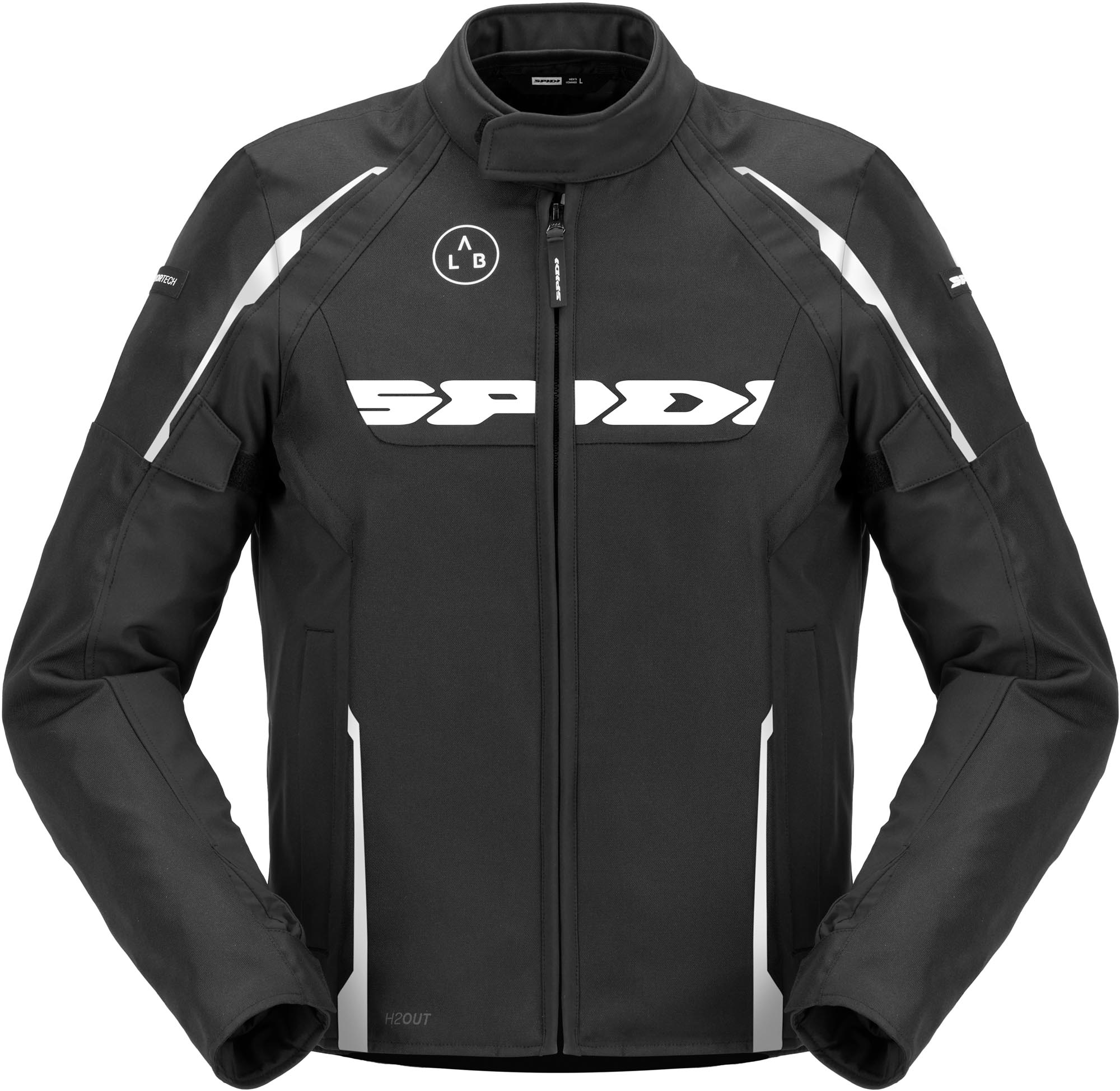 Spidi Dragon H2OUT waterproof Motorcycle Textile Jacket black/white L Figure 1