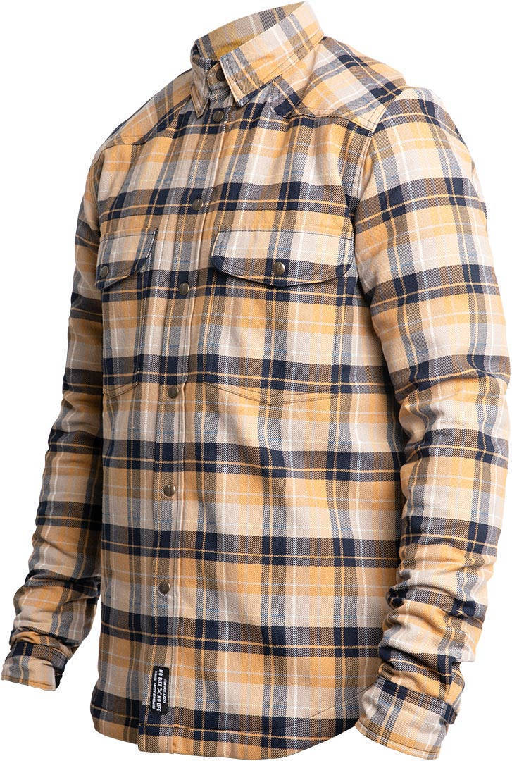 John Doe Motoshirt Hemd creme M Abbildung 1