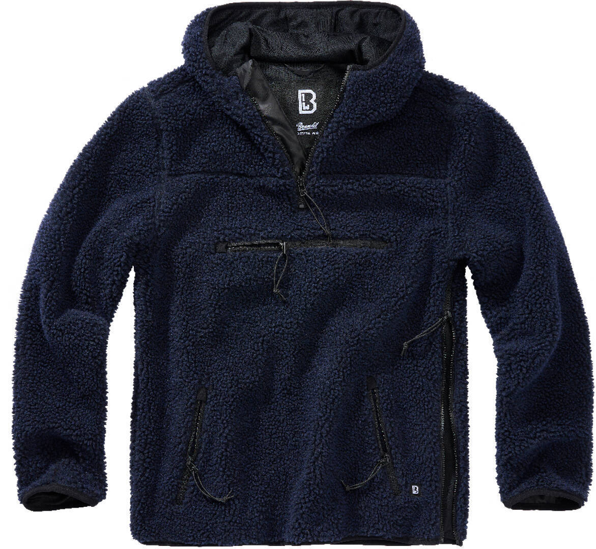Brandit Teddyfleece Worker Pullover Marineblauw M Figuur 1