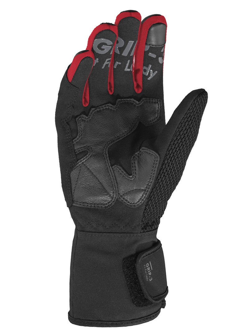 Spidi Grip 3 H2Out Damer Motorcykel Handsker sort/rød M Figur 3