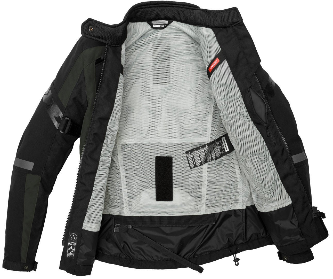 Spidi 4 Season Evo H2Out Giacca tessile da donna nero/verde L Figura 7
