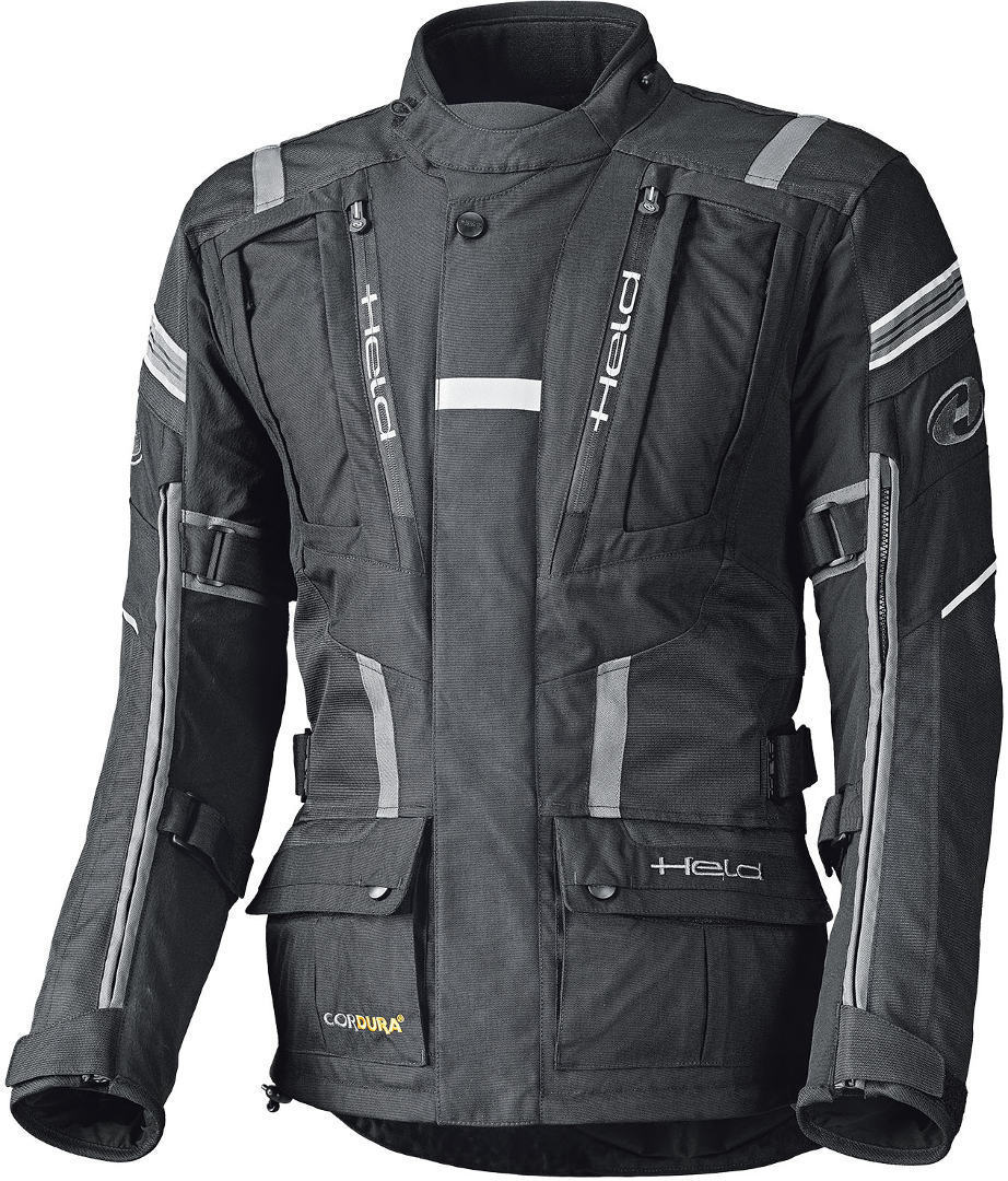 Held Hakuna II waterproof Motocycle Textile Jacket black/grey XXL Figure 1